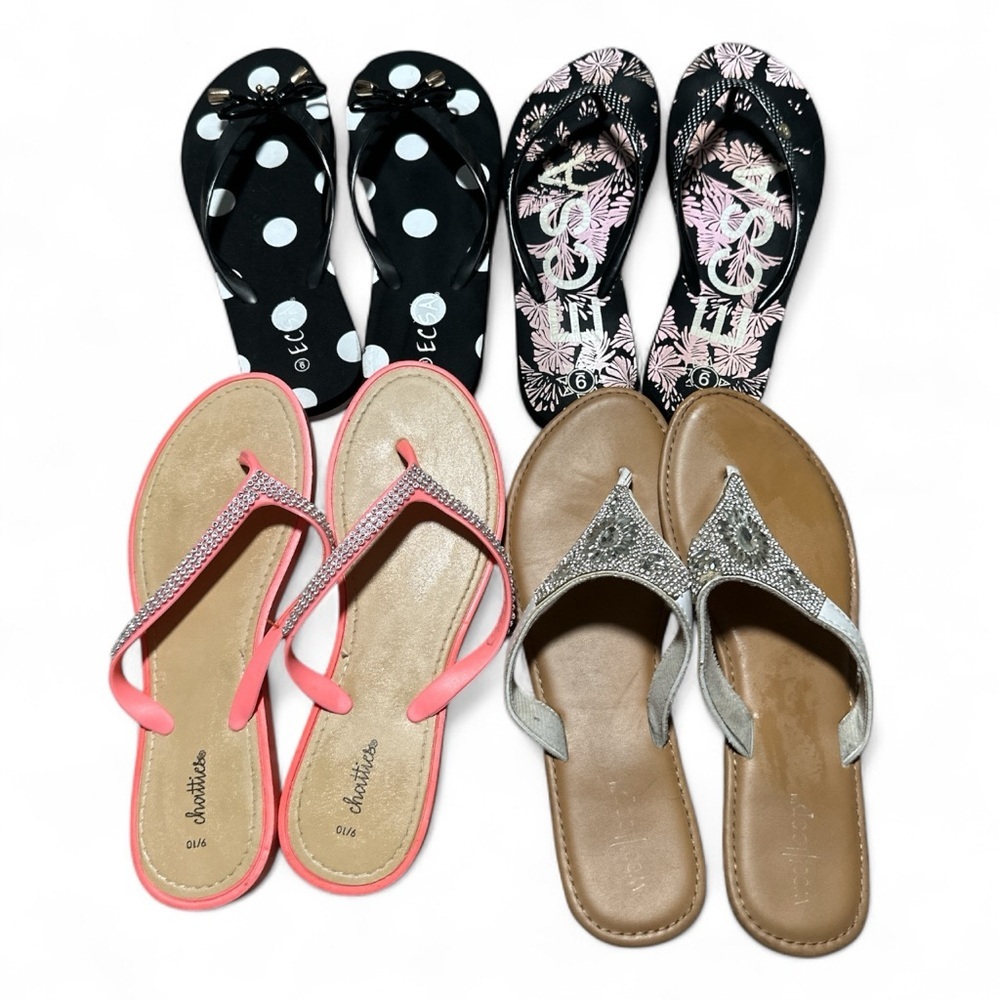 Lot of Four Stylish Sandals‎